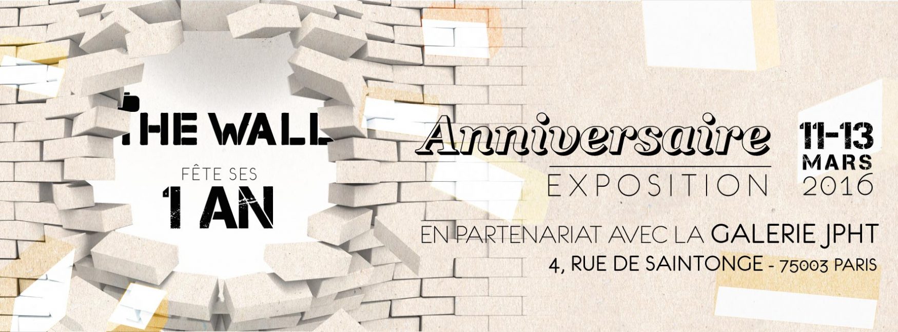Anniversaire the wall fête ses 1 an