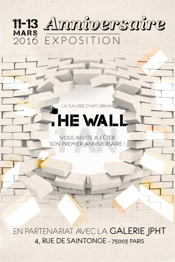 Exposition anniversaire galerie the wall