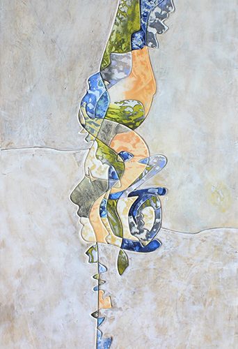 "Amphitrites" peinture Agnès Bouche galerie JPHT