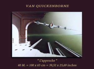 L'approche =100 x 65cm - Thierry Van Quickenborne
