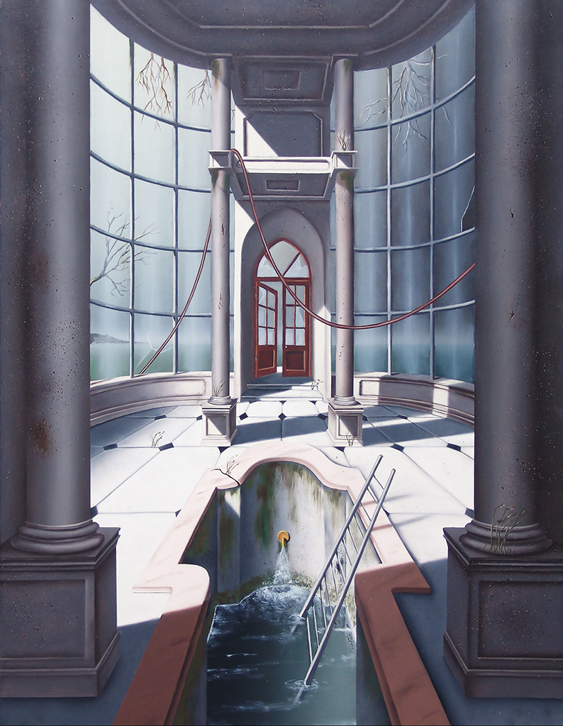 LA CUVE 92 x 65 cm - Thierry Van Quickenborne