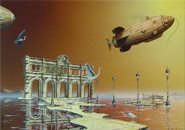 La gare 26 x 18cm - Thierry Van Quickenborne