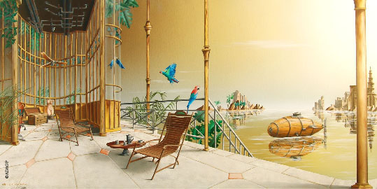 La halte 13 x19 cm - Thierry Van Quickenborne