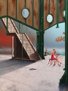 La pause 86,3 x 115,1 cm