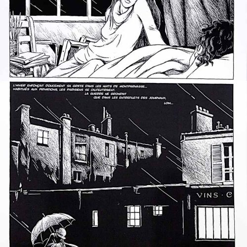 Jeanne Hébuterne - Nadine Van der Straeten Planche N°2 - 3 42 x 59,4 cm Digigraphie certifiée et signée de l'artiste 1/3 2017