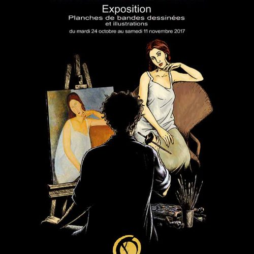 Affiche A3 expo Jeanne Hébuterne29.7 x 42 cm Papier 135 g 2017