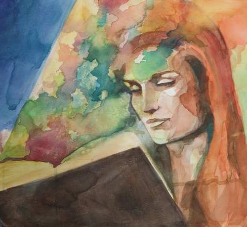 Elle n'a plus beaucoup de pages - Javier Navarro Avilés 50 x 65 cm