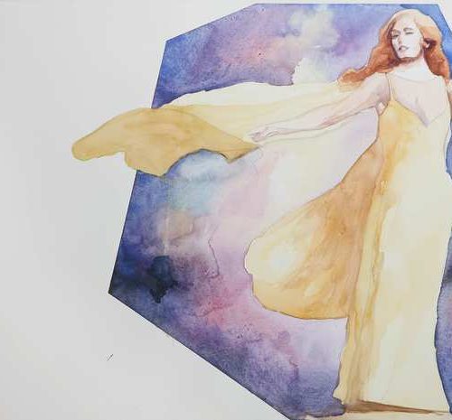 J'ai tout le temps d'écrire - Javier Navarro Avilés 50 x 65 cm