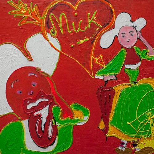 Joker - 2018 - 80 x 100 cm -Acrylique sur toile - 1000€