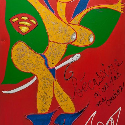 Isa Sator « La fille ainée » 2018 50 x 60 cm Acrylique sur toile