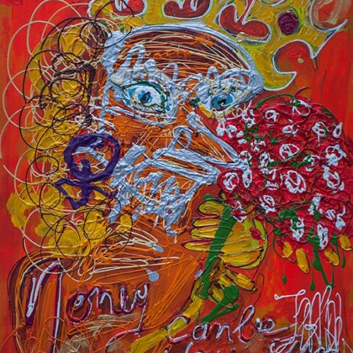 Le cousin germain - 2018 - 73 x 60 cm -Acrylique sur toile