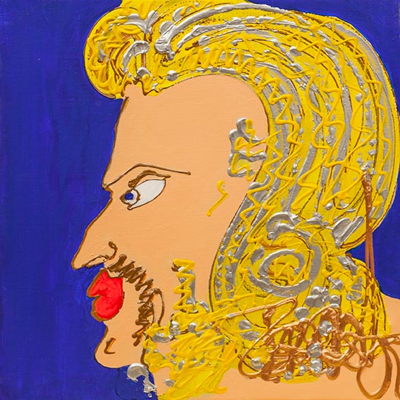 Le grand père - 2018 - 40 x 40 cm -Acrylique sur toile