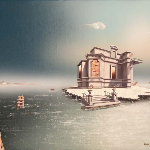 Van Quickenborne - La harpe 104x72 cm