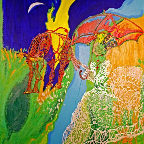 La Mariée Isa Sator Acrylique sur toile 190 x 160