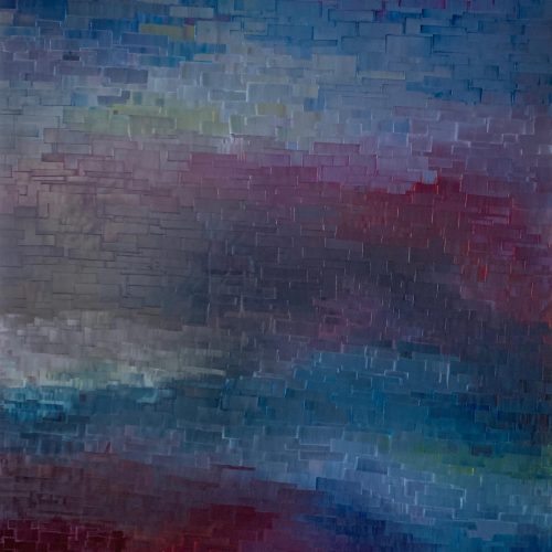 Carole Jury LA VIE EN ROSE SERIES Peinture à l’huile 129 cm x 152,9 cm