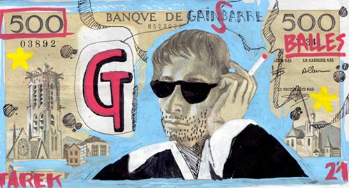 500 balles - Tarek - Gainsbourg - Galerie JPHT