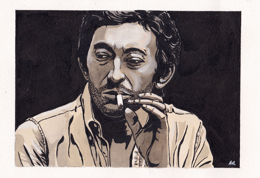 Alain Robet - Gainsbourg - Galerie JPHT