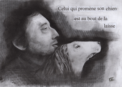 Celui qui promène son chien est au bout de la laisse - Karine Nicolleau - Gainsbourg