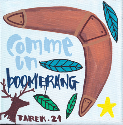 Comme 1 boomerang - Tarek - Gainsbourg - Galerie JPHT - 0002