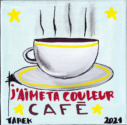 J'aime ta couleur café - Tarek - Gainsbourg - Galerie JPHT - 0011