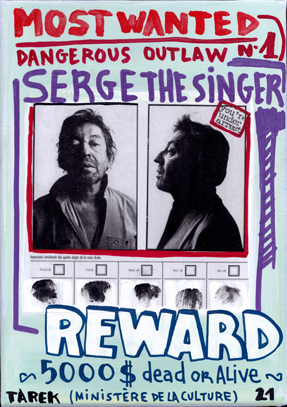 Most Wanted - Tarek - Gainsbourg - Galerie JPHT