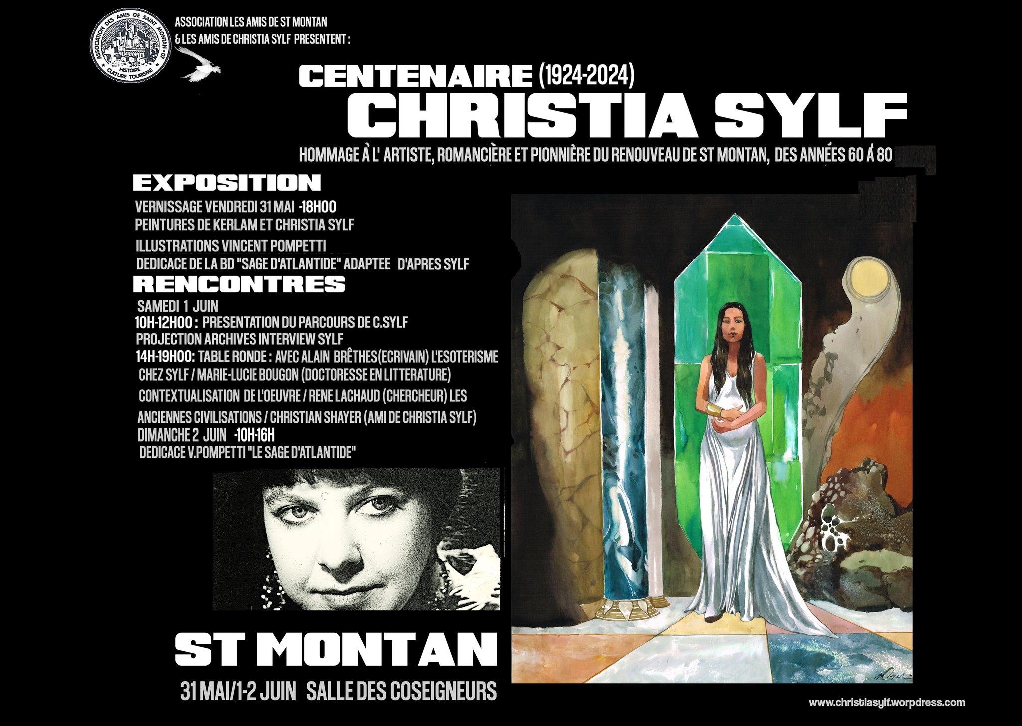#Exposition et dédicaces pour "Le Sage d'Atlantide" ce weekend à Saint Montan #Ardèche
