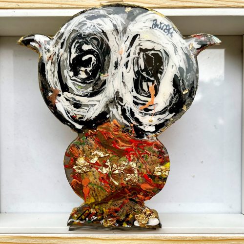 Chouette à la feuille d'or - Patmoli