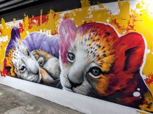 Pti clin d'oeil à la superbe et immense fresque de Creyone Centrentedeux Crey132 réalisée dans les sous-sols de L'hôpital Necker