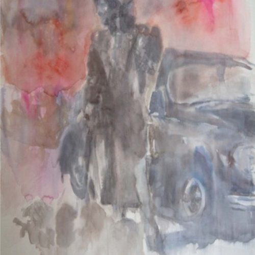 Cruel summer, 2012 - Stefanie Heyer - Aquarelle sur papier 70x100