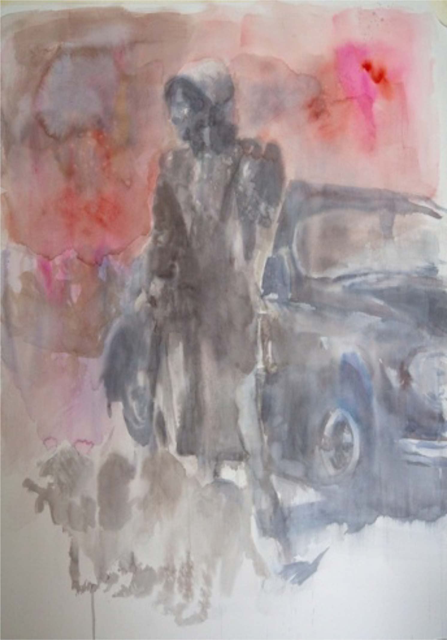 Cruel summer, 2012 - Stefanie Heyer - Aquarelle sur papier 70x100