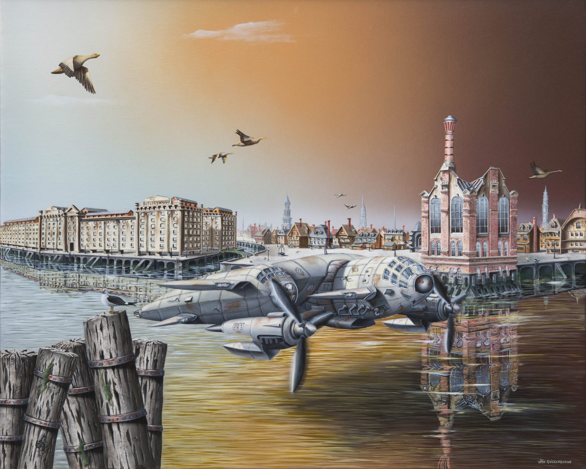 Thierry VAN Quickenborne - In London - reproduction sur dibond