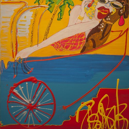 La grand mère maternelle - 2018 - 100 x 80 cm -Acrylique sur toile