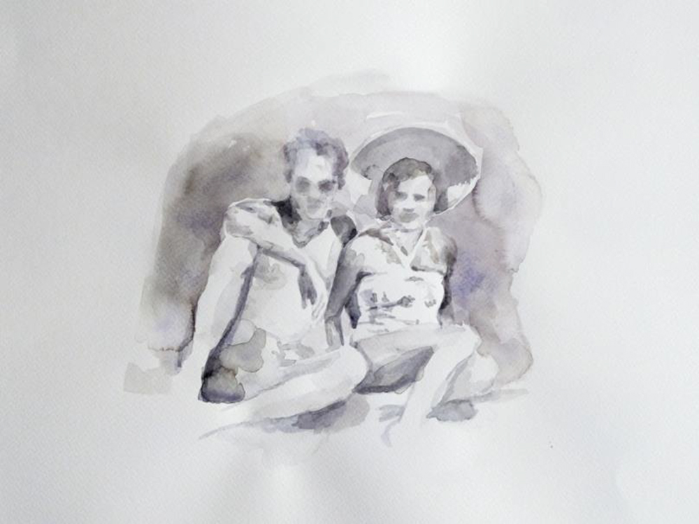 Pierre et Jacqueline, 2018 Stefanie Heyer Exposition Dessins