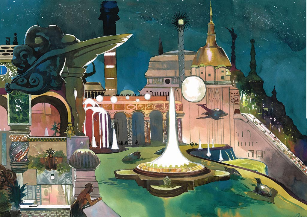 Science fiction - une nuit en Atlantide - Pompetti
