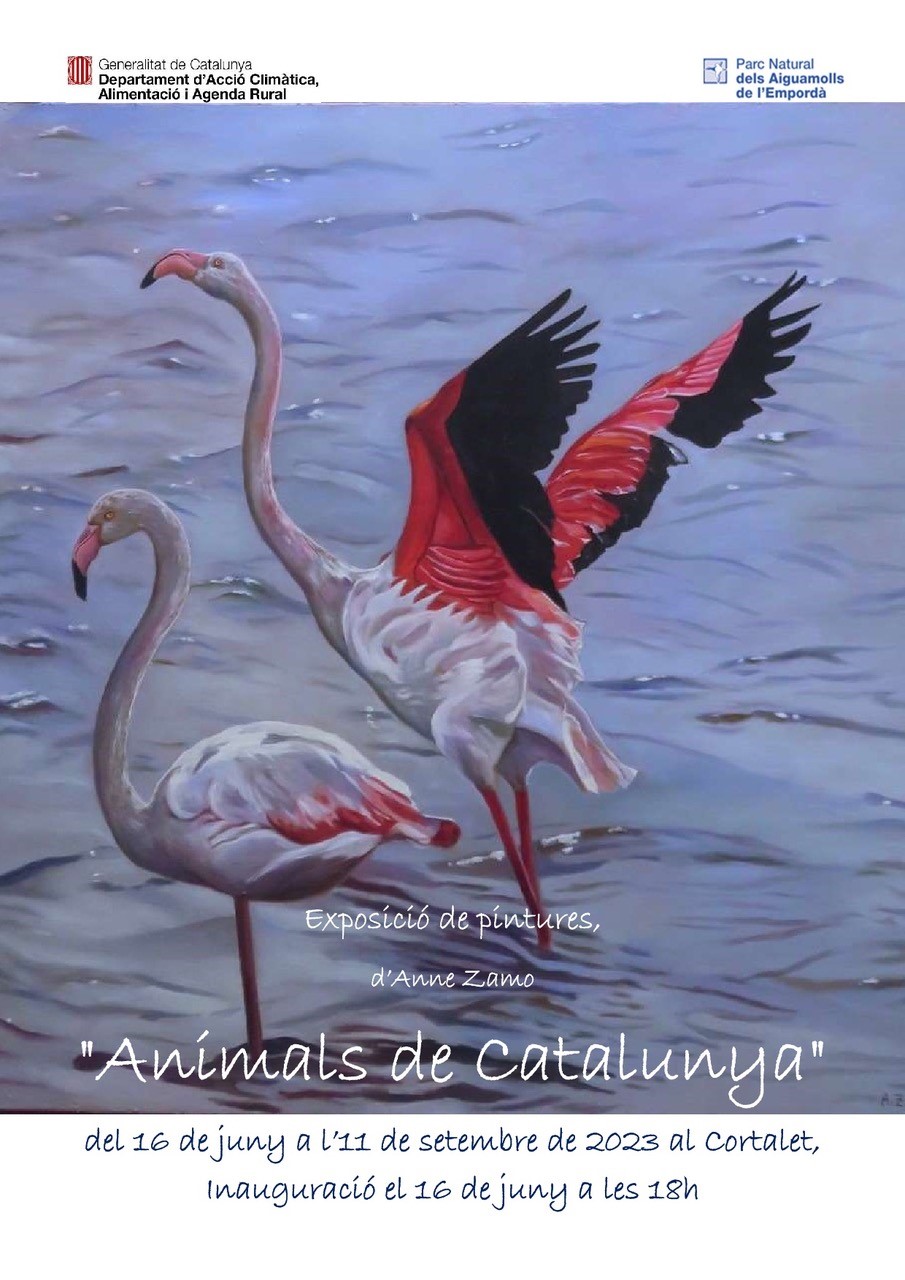 Anne Zamo, Animals de Catalunya, exposition au Parc Naturel Dels Aiguamolls en Espagne
